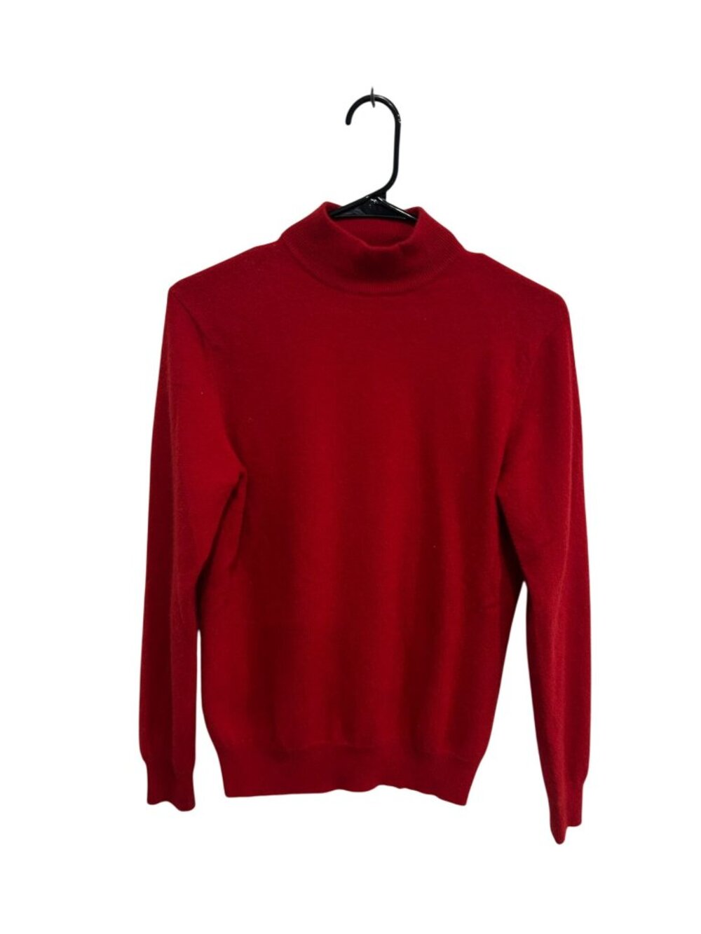 Charter Club Medium Red Cashmere Turtleneck Sweater Soft Girl Cozycore